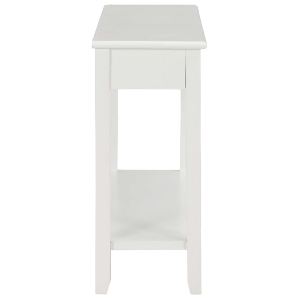 Weißer Beistelltisch Ghgeorghe 110x35x80cm (Holz)