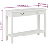 Weißer Beistelltisch Ghgeorghe 110x35x80cm (Holz)