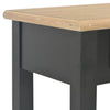 Schwarzer Beistelltisch Ghgeorghe 110x35x80cm (Holz)