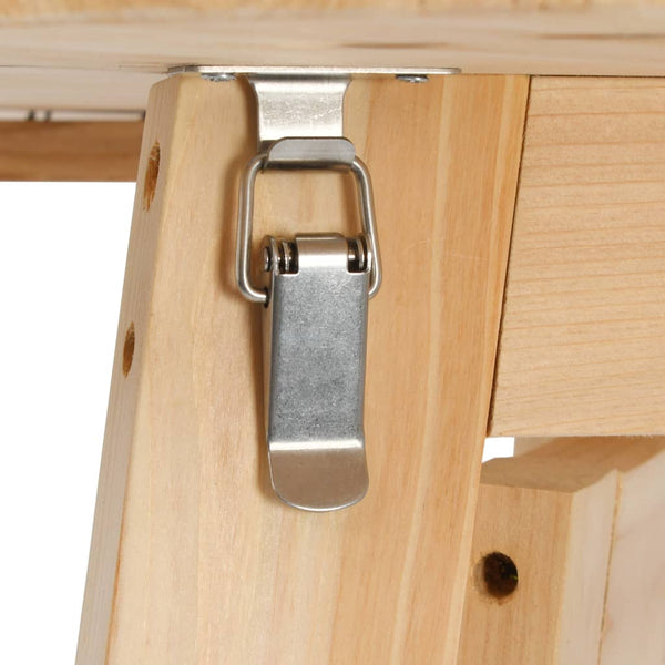 Sechs klappbare Bartische Pelendava 78cm