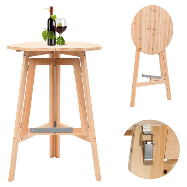 Sechs klappbare Bartische Pelendava 78cm