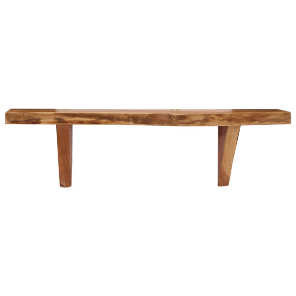 Wandregale Pardaria 60x20x18cm (2 Stk. massives Akazienholz)