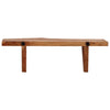 Wandregale Pardaria 60x20x18cm (2 Stk. massives Akazienholz)