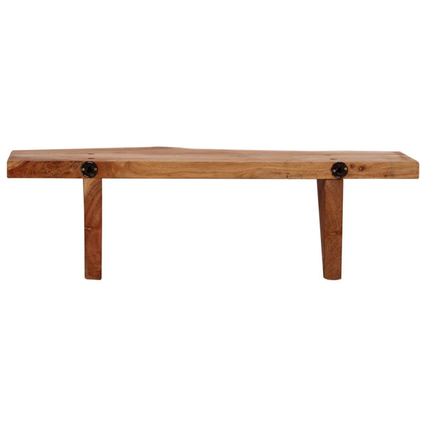 Wandregale Pardaria 60x20x18cm (2 Stk. massives Akazienholz)