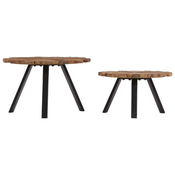 Couchtische Filofiea (2 St. Recyclingholz)