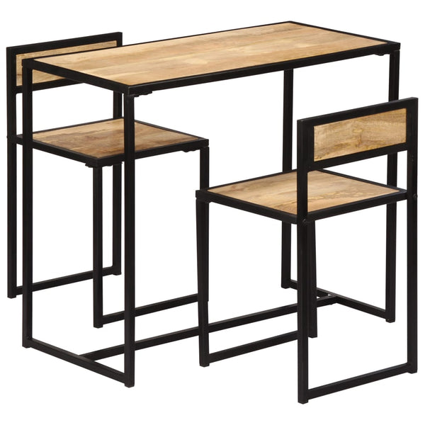 Essgruppe Giura (3-teilig, Mangoholz)