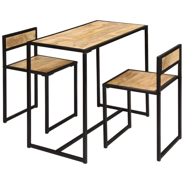 Essgruppe Giura (3-teilig, Mangoholz)
