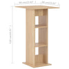 Bartisch Eiche Rone 60x60x110cm