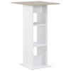 Bartisch Rone Weiß und Beton 60x60x110cm
