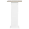 Bartisch Rone Weiß und Beton 60x60x110cm