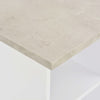 Bartisch Rone Weiß und Beton 60x60x110cm