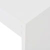 Sande Bartisch weiß mit Regal 110x50x103cm