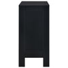 Schwarzer Bartisch mit Regal Sande 110x50x103cm