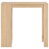 Eiche Bartisch mit Regal Sande 110x50x103cm