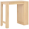 Eiche Bartisch mit Regal Sande 110x50x103cm