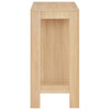 Eiche Bartisch mit Regal Sande 110x50x103cm