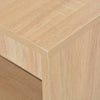 Eiche Bartisch mit Regal Sande 110x50x103cm