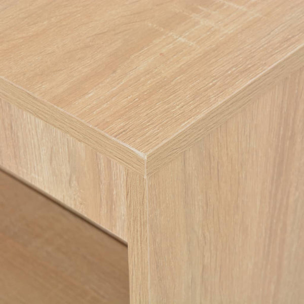 Eiche Bartisch mit Regal Sande 110x50x103cm