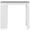 Bartisch mit weißer Ablage Sande 110x50x103cm