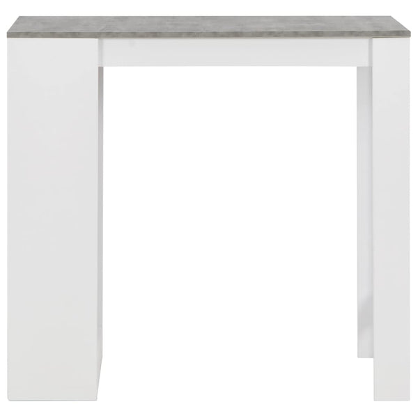 Bartisch mit weißer Ablage Sande 110x50x103cm