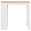 Bartisch Sande mit weißem Regal 110x50x103cm