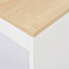Bartisch Sande mit weißem Regal 110x50x103cm