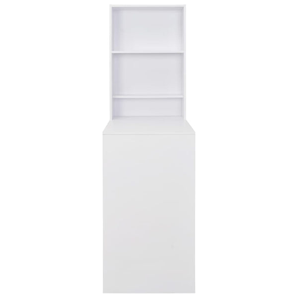 Bartisch Dinelu mit Schrank, weiß 115x59x200cm