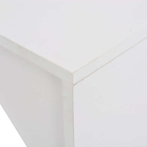 Bartisch Dinelu mit Schrank, weiß 115x59x200cm