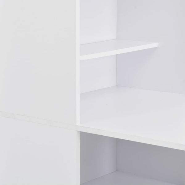 Bartisch Dinelu mit Schrank, weiß 115x59x200cm