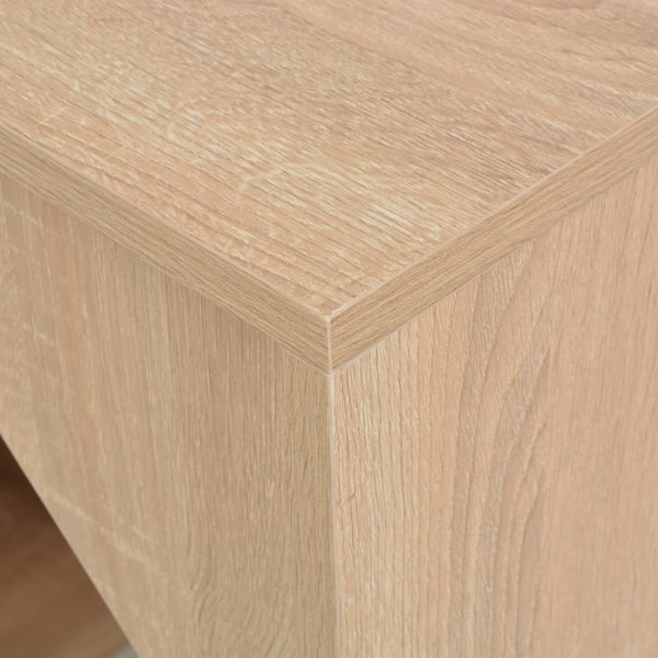Eichen-Bartresen mit Schrank Dinelu 115x59x200cm