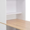 Weißer Dinelu Bartisch mit Schrank 115x59x200cm