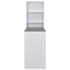 Dinelu Bartisch mit Schrank, weiß, 115x59x200cm