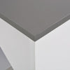 Dinelu Bartisch mit Schrank, weiß, 115x59x200cm