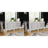 Weiße Heizkörperverkleidung Eliss 172cm (2 St. MDF)