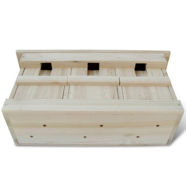 Spatzenkasten Vioara 44x15,5x21,5cm (2er-Set Holz)