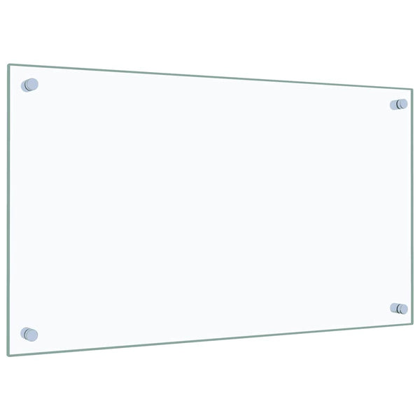 Transparenter Küchenspritzschutz Ikovics 70x40cm (Hartglas)