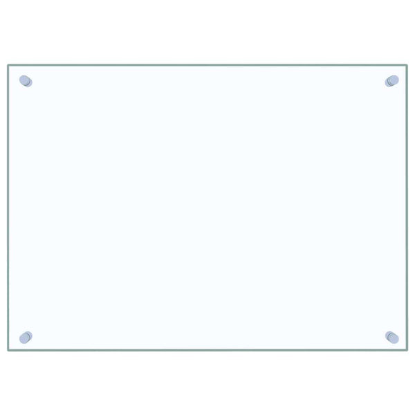 Transparenter Küchenspritzschutz Ikovics 70x50cm (Hartglas)