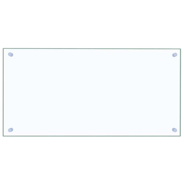 Transparenter Küchenspritzschutz Ikovics 80x40cm (gehärtetes Glas)