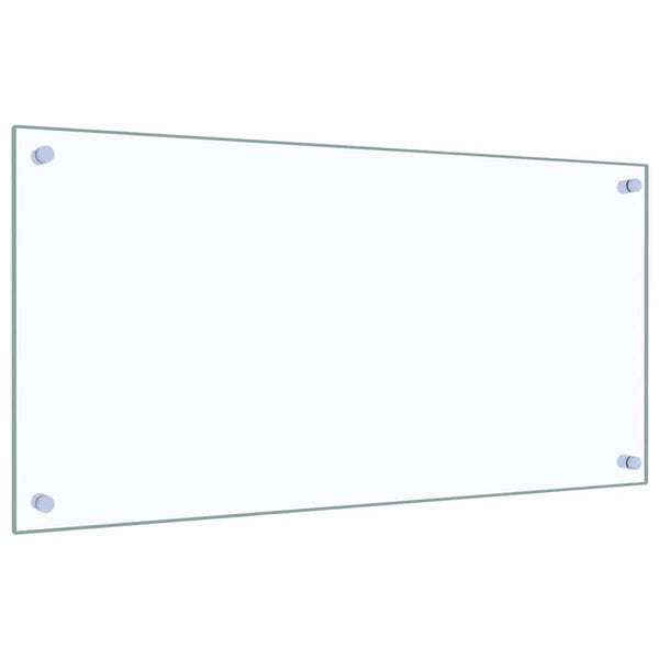 Transparenter Küchenspritzschutz Ikovics 80x40cm (gehärtetes Glas)