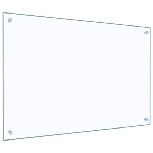 Transparenter Küchenspritzschutz Ikovics 90x60cm (gehärtetes Glas)