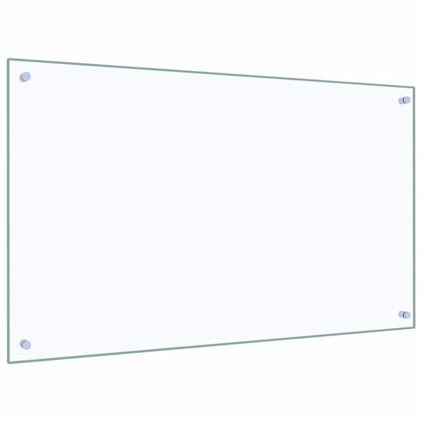 Transparenter Küchenspritzschutz Ikovics 100x60cm (gehärtetes Glas)