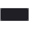 Spritzschutz Glas Ikovics 90x40cm schwarz (ESG)