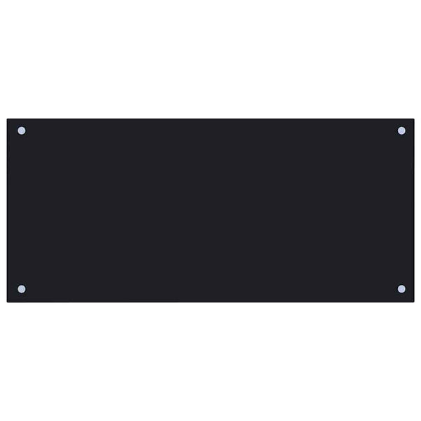 Spritzschutz Glas Ikovics 90x40cm schwarz (ESG)