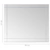Wandspiegel Hildregunde 80x60cm (Glas)