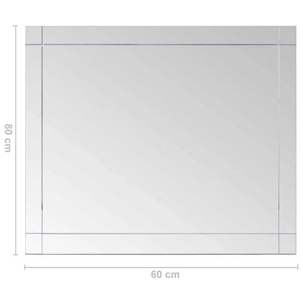 Wandspiegel Hildregunde 80x60cm (Glas)