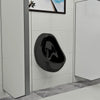 Schwarzes wandhängendes Keramik-Urinal Mery