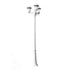 Weiße Kingston Gartenleuchte Vincent 215cm (3-flammig)