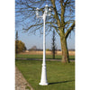 Weiße Kingston Gartenleuchte Vincent 215cm (3-flammig)