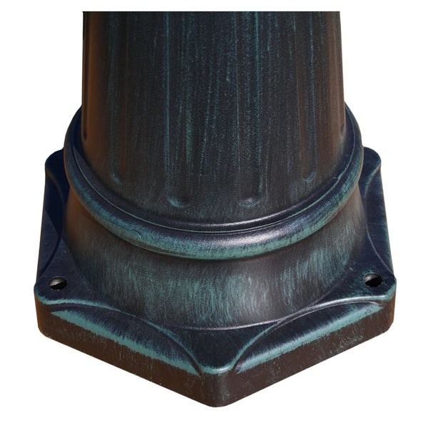 Dunkelgrüner Preston Garten-Mast Kozbacher Höhe 215cm (2 Laternen)