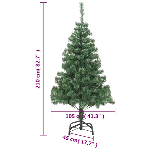 Künstlicher Weihnachtsbaum Raru 210cm (910 Äste) mit Stahlständer